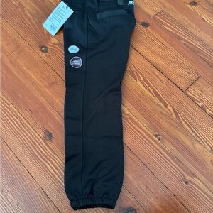 #2 NWT Rip-it Black softball Pants sz XS